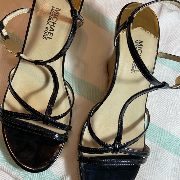 Michael Kors Black Wedges - Picture 3 of 3